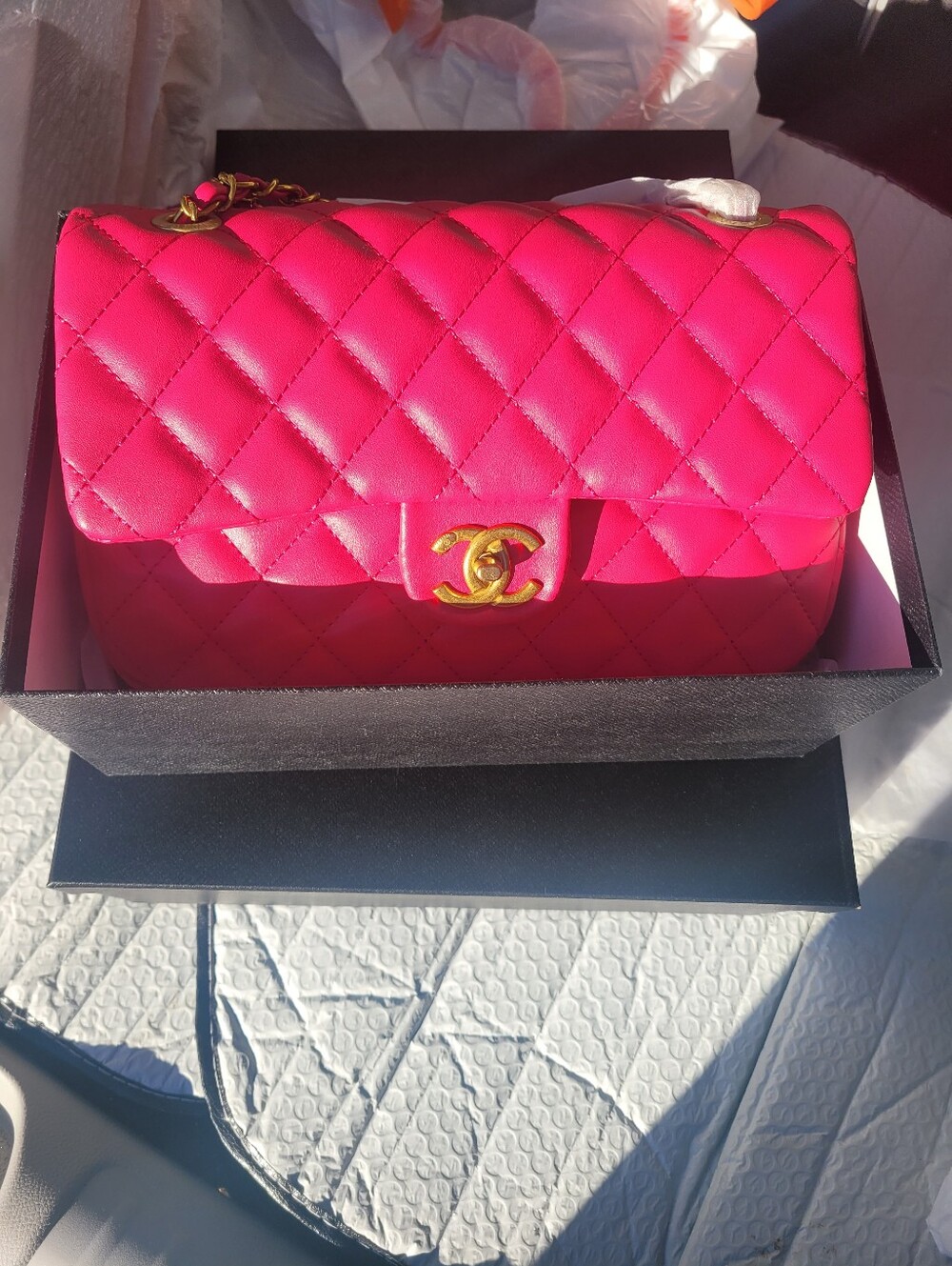 Puffy Pink Crossbody Bag( The Unbranded Brand )